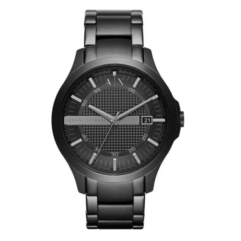 Armani Exchange Men’s Quartz Black Stainless Steel Black Dial 46mm Watch AX7101