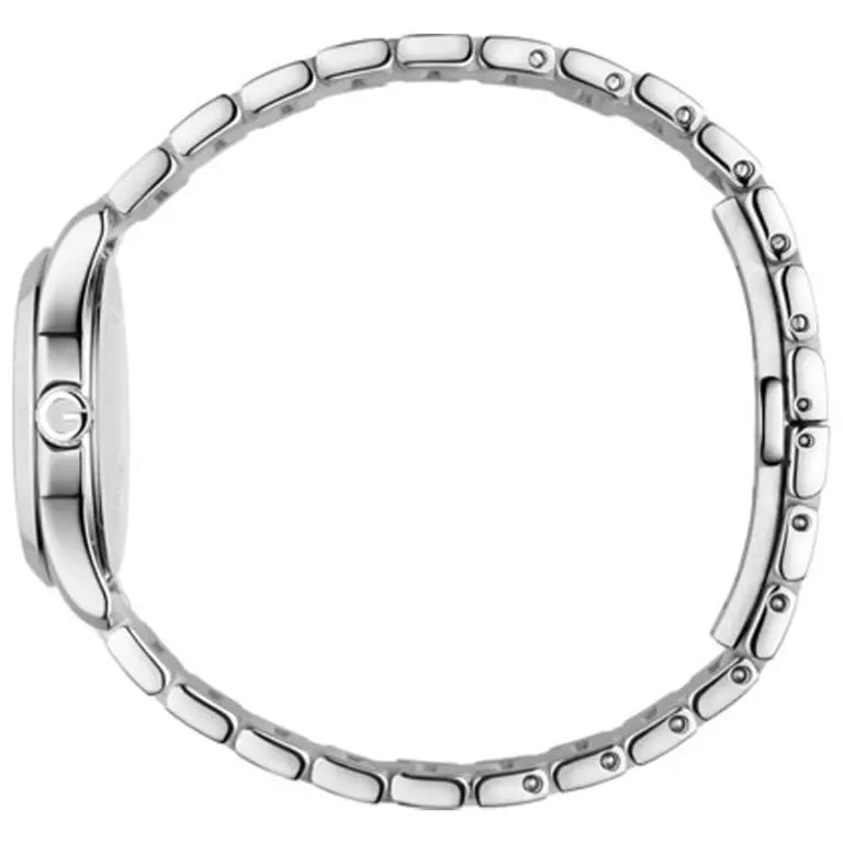 Gucci Women’s Quartz Swiss Made Silver Stainless Steel Silver Dial 27mm Watch YA126523