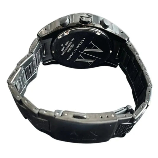 Armani Exchange Men’s Quartz Black Stainless Steel Black Dial 43mm Watch AX1058