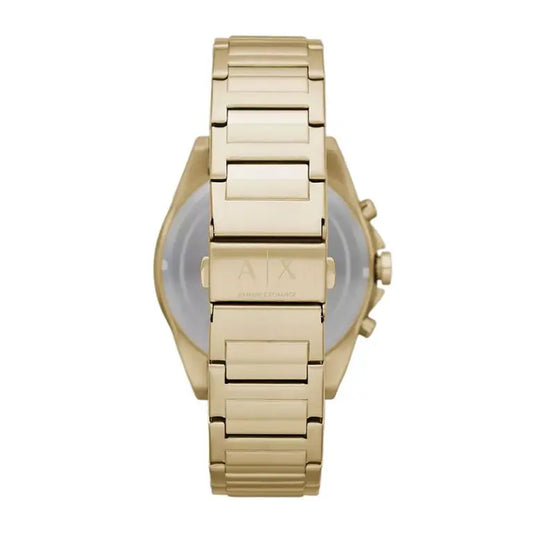 Armani Exchange Men’s Quartz Gold Stainless Steel Gold Dial 44mm Watch AX2602