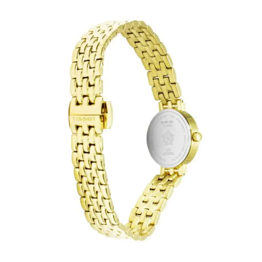 Tissot Women’s Quartz Swiss Made Gold Stainless Steel Mother Of Pearl Dial 20mm Watch T058.009.63.116.00