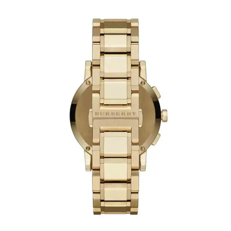 Burberry Women’s Swiss Made Stainless Steel Gold Dial 38mm Watch BU9753