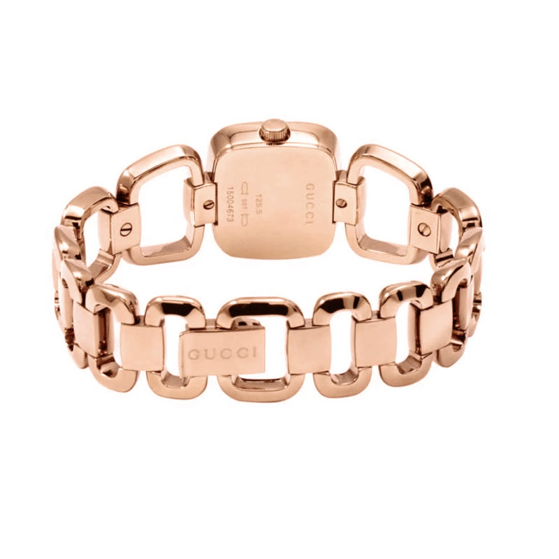 Gucci Women’s Quartz Gold Stainless Steel Mother Of Pearl Dial 31mm Watch YA125513
