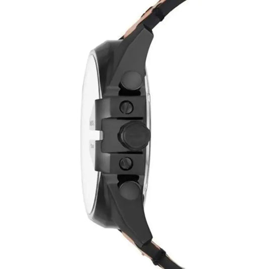 Diesel Men’s Quartz Light Brown Leather Strap Black Dial 51mm Watch DZ4476