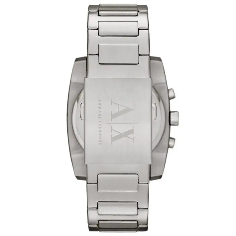 Armani Exchange Men’s Quartz Silver Stainless Steel Black Dial 40mm Watch AX2253