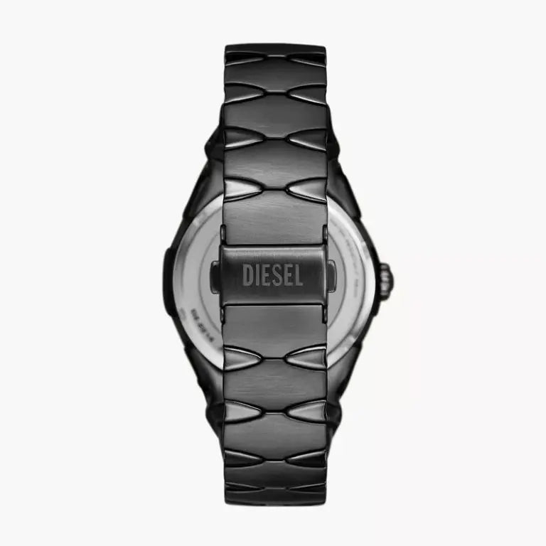Diesel Men’s Quartz Black Stainless Steel Silver Dial 42mm Watch DZ2213