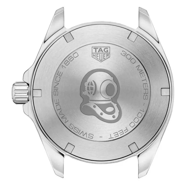 Tag Heuer Aquaracer Men’s Quartz Swiss Made Black Silicone Strap Black Dial 41mm Watch WAY111A.FT6151