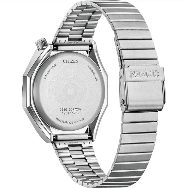 Citizen Men’s Chronograph Quartz Silver Stainless Steel White Dial 38mm Watch AN3700-62A