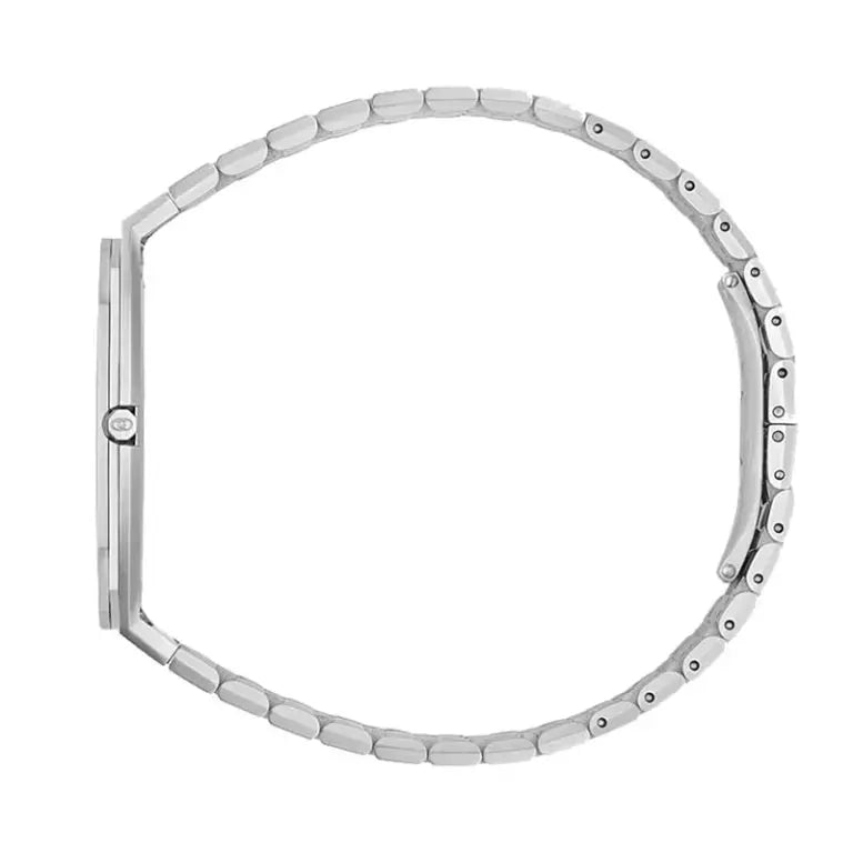 Gucci Women’s Swiss Made Quartz Silver Stainless Steel Pink Dial 38mm Watch YA163410