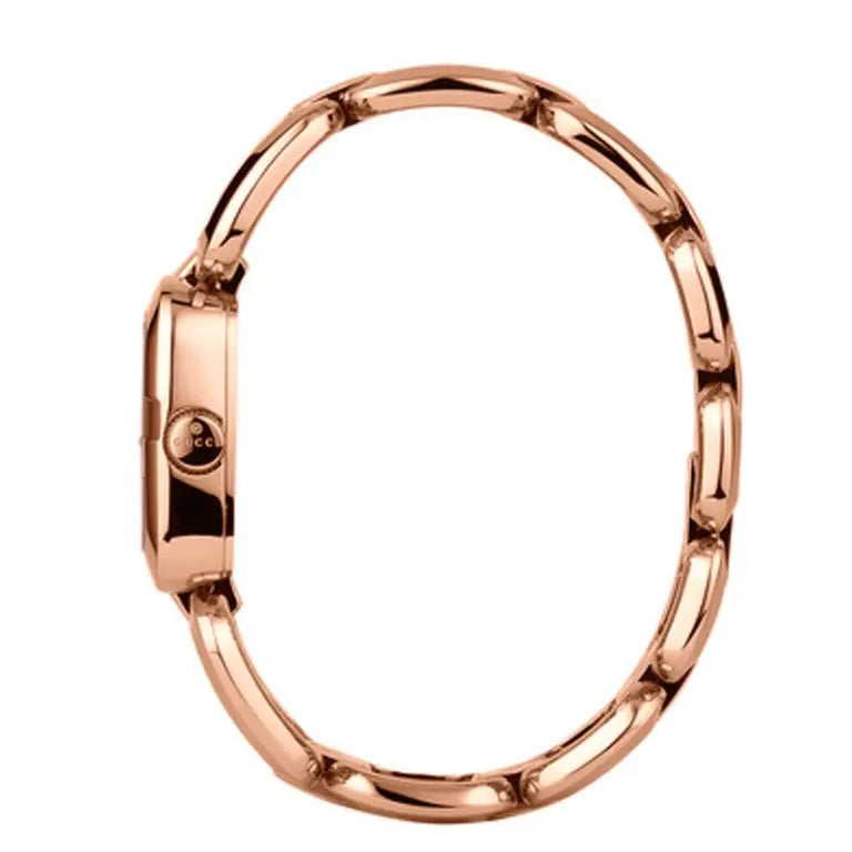 Gucci Women’s Quartz Gold Stainless Steel Mother Of Pearl Dial 31mm Watch YA125513