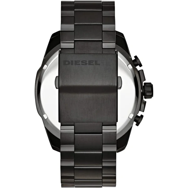 Diesel Black Stainless Steel Black Dial Quartz Watch for Gents - DZ4318