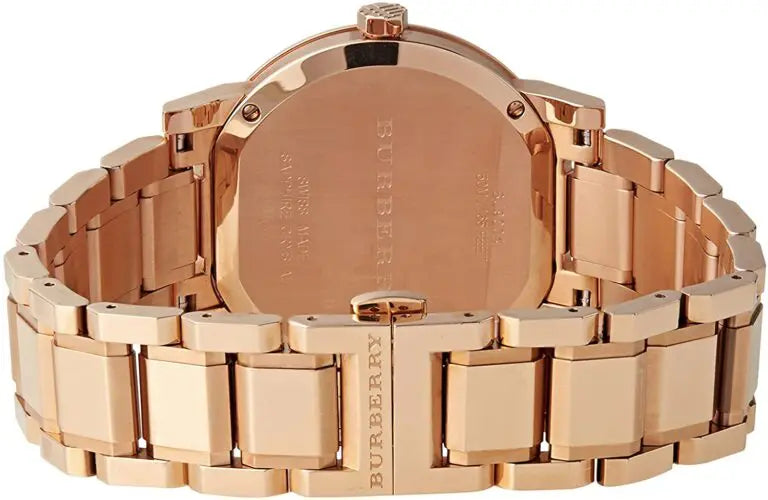 Burberry Men’s Swiss Made Stainless Steel Silver Dial 38mm Watch BU9004