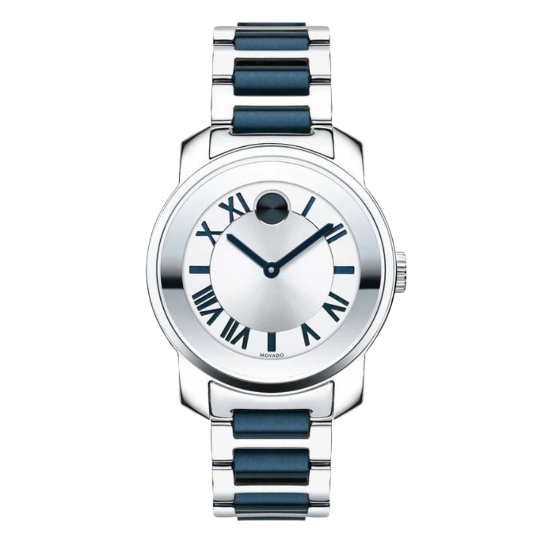 Movado Bold 3600354 – Silver Dial Two-Tone Stainless Steel Women’s Watch