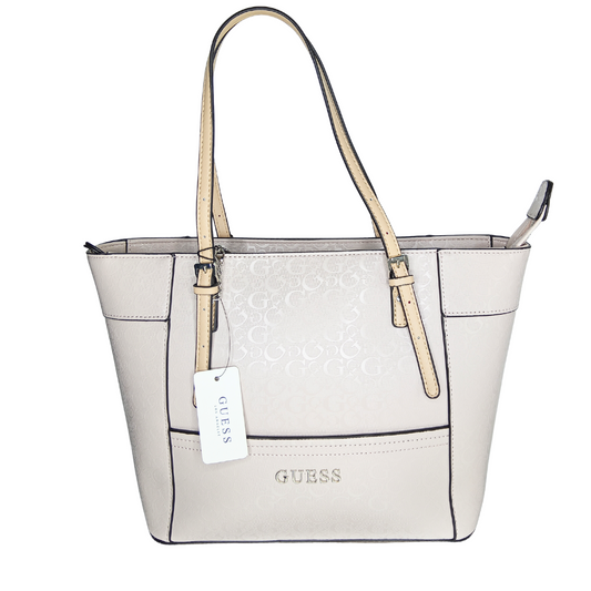 حقيبة تسوق كبيرة من GUESS Delaney – وردية | حقيبة تسوق يومية واسعة وأنيقة