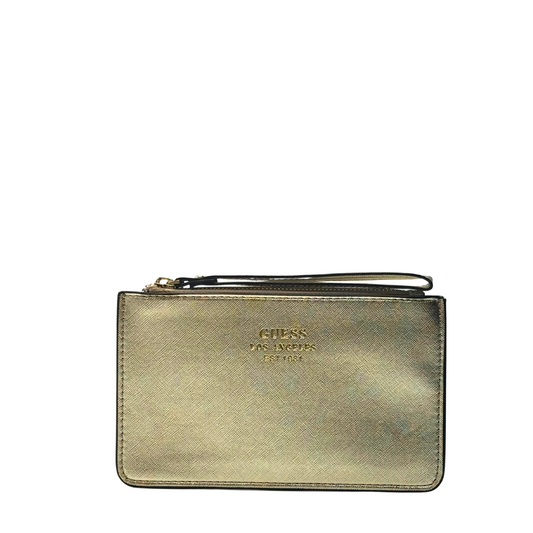 محفظة معصم من GUESS - ذهبية | منظم فاخر وصغير الحجم - PO 4784