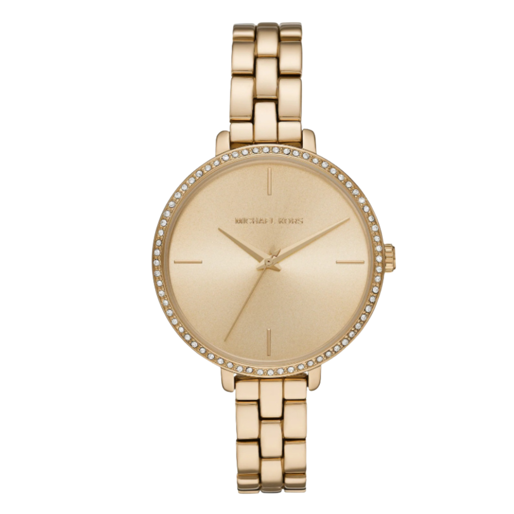 Michael Kors Gold Stainless Steel Gold Dial Quartz Watch for Ladies - MK4399