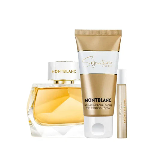 Montblanc Signature Absolue Eau De Parfum For Her Set – 90ml EDP + 7.5ml EDP + 100ml Body Lotion
