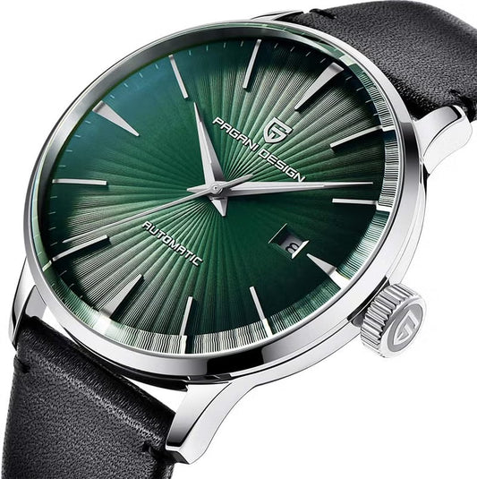 Pagani Design Stainless Steel Green Dial Automatic Watch for Gents - PD-2770