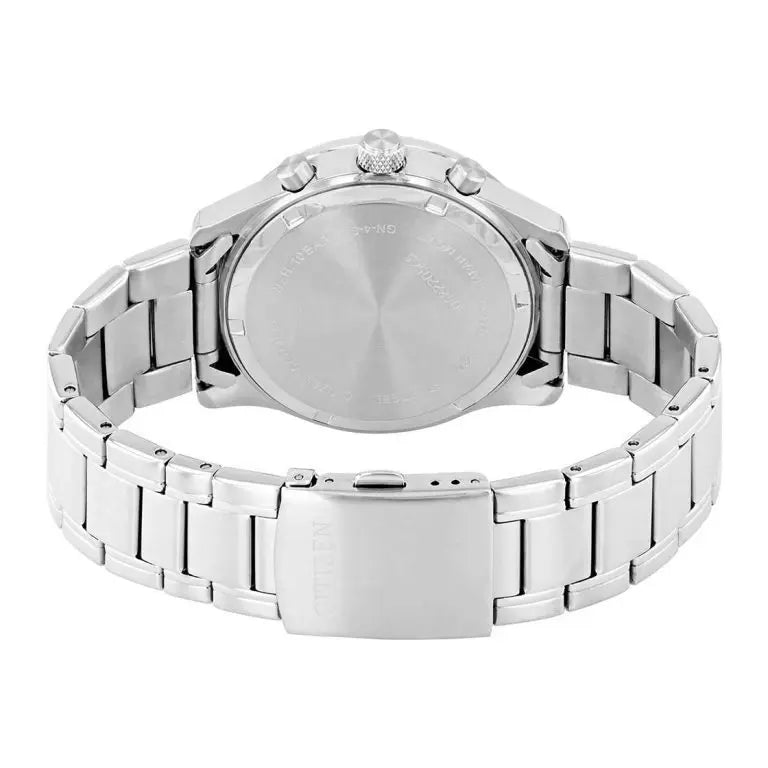 Citizen Men’s Chronograph Quartz Stainless Steel White Dial 42mm Watch AN8190-51A
