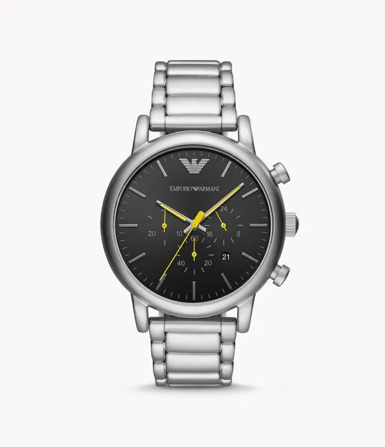 Emporio Armani Men’s Quartz Stainless Steel Black 46mm Watch AR11324