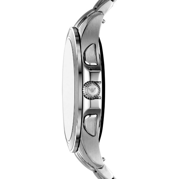 EMPORIO ARMANI Alberto Gen 4 Silver Stainless Steel Grey Dial Smartwatch for Gents - EMPORIO ARMANI ART 5010J
