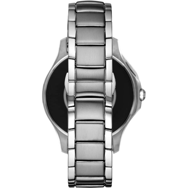 EMPORIO ARMANI Alberto Gen 4 Silver Stainless Steel Grey Dial Smartwatch for Gents - EMPORIO ARMANI ART 5010J