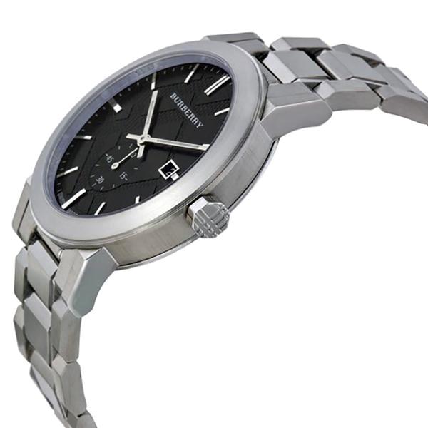 Burberry Men’s Swiss Made Stainless Steel Dark Grey Dial 42mm Watch BU9901