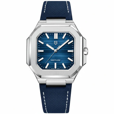 Pagani Design Stainless Steel Deep Blue Dial Quartz Watch for Gents - PD-YS019