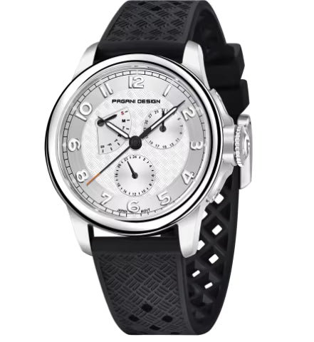 Pagani Design Stainless Steel Silver Dial Multi-Function Automatic Watch for Gents - PD-1780