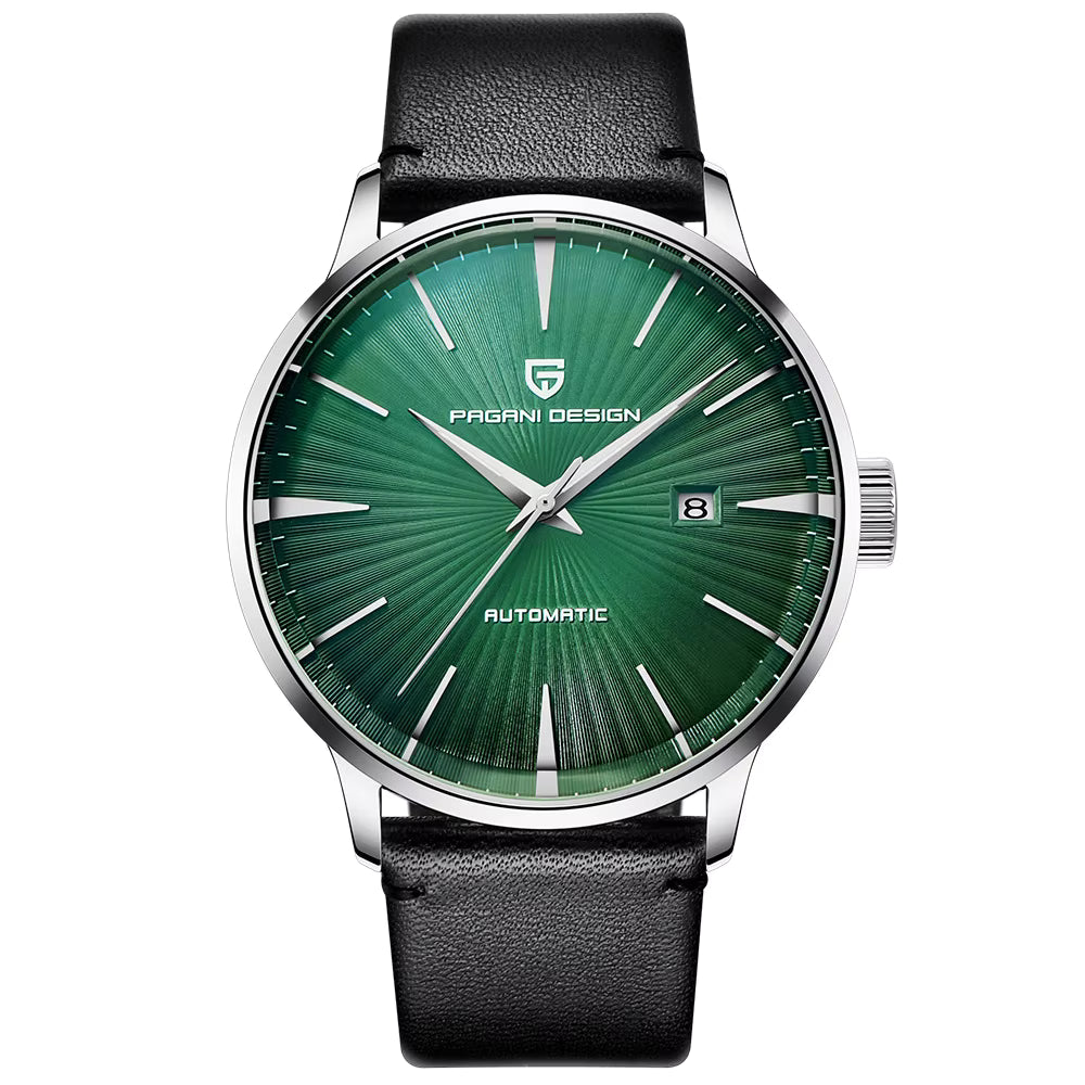 Pagani Design Stainless Steel Green Dial Automatic Watch for Gents - PD-2770
