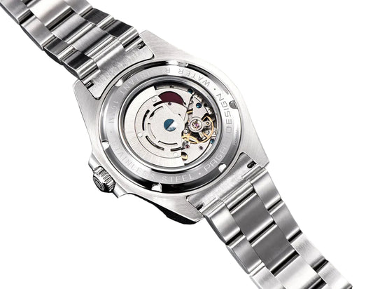 Pagani Design Stainless Steel White Dial Quartz GMT Watch for Gents - PD-1682W