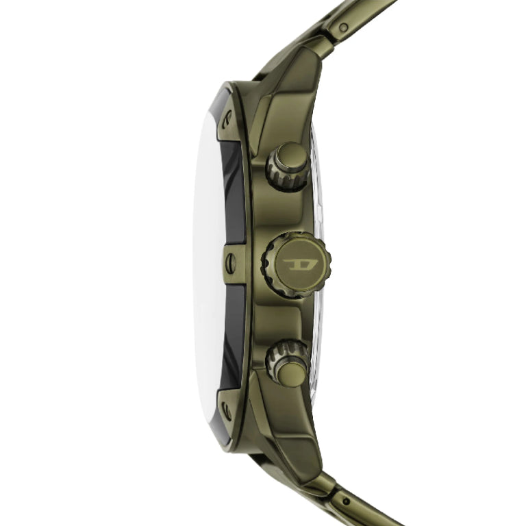 Diesel Men’s Chronograph Quartz Green Stainless Steel Green Dial 49mm Watch DZ4670