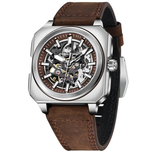 Pagani Design Stainless Steel Skeleton Dial Automatic Watch for Gents - PD-1782