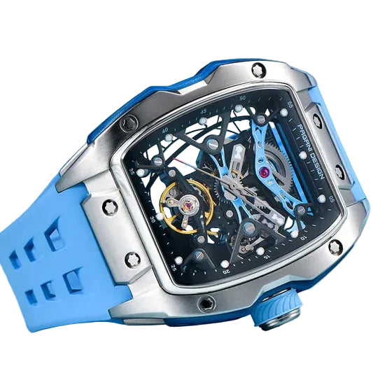 Pagani Design Stainless Steel Skeleton Dial Automatic Watch for Gents - PD-YS018
