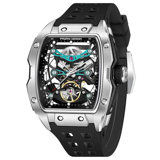 Pagani Design Stainless Steel Skeleton Dial Automatic Watch for Gents - PD-YS018