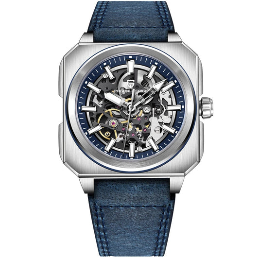 Pagani Design Stainless Steel Skeleton Dial Automatic Watch for Gents - PD-1782