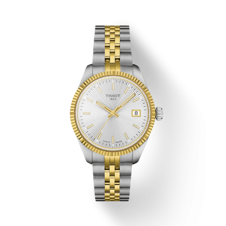 Tissot Women’s Quartz Swiss Made Two-tone Stainless Steel Silver Dial 34mm Watch T156.210.22.031.00