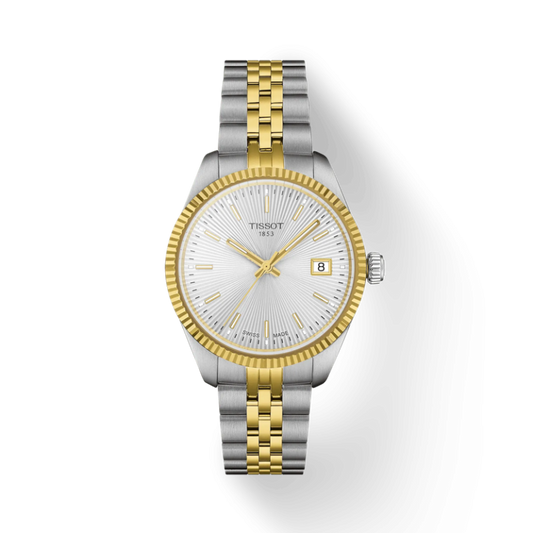 Tissot Women’s Quartz Swiss Made Two-tone Stainless Steel Silver Dial 34mm Watch T156.210.22.031.00