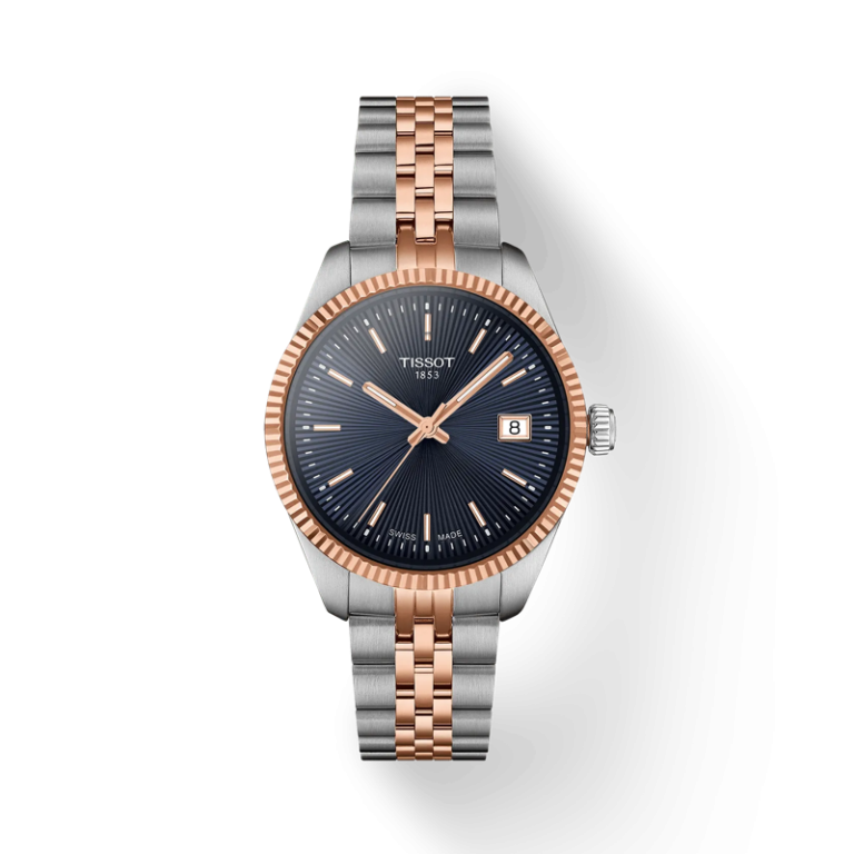 Tissot Women’s Quartz Swiss Made Two-tone Stainless Steel Blue Dial 34mm Watch T156.210.22.041.00