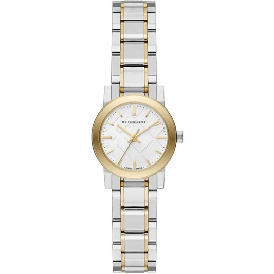 Burberry Women’s Swiss Made Stainless Steel Silver Dial 26mm Watch BU9217