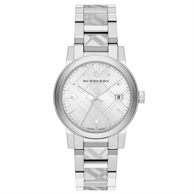 Burberry Men’s Swiss Made Stainless Steel Silver Dial 38mm Watch BU9037