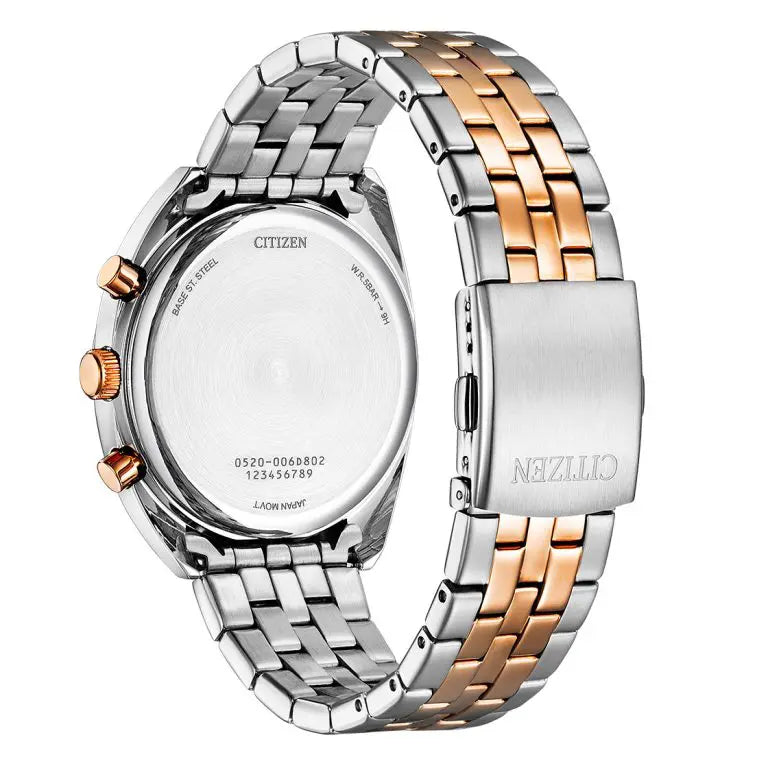Citizen Men’s Quartz Two Tone Stainless Steel Blue Dial 42mm Watch AN8216-50L