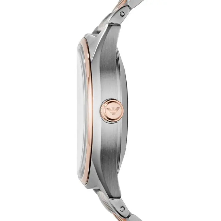 Emporio Armani Men’s Automatic Two-Two Stainless Steel White Dial 43mm AR60002
