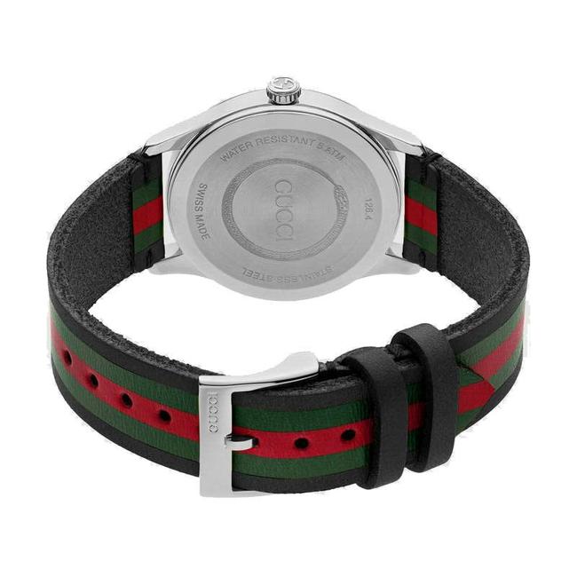 Gucci Men’s Swiss Made Quartz Leather Strap Multi Dial 38mm Watch YA1264079