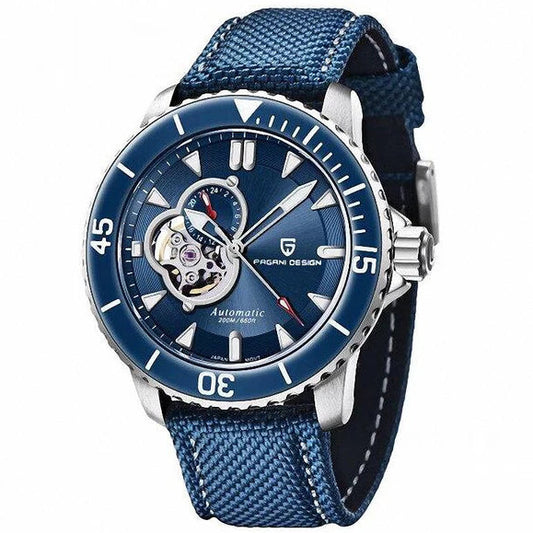 Pagani Design Stainless Steel Blue Dial Automatic Watch for Gents - PD-1674