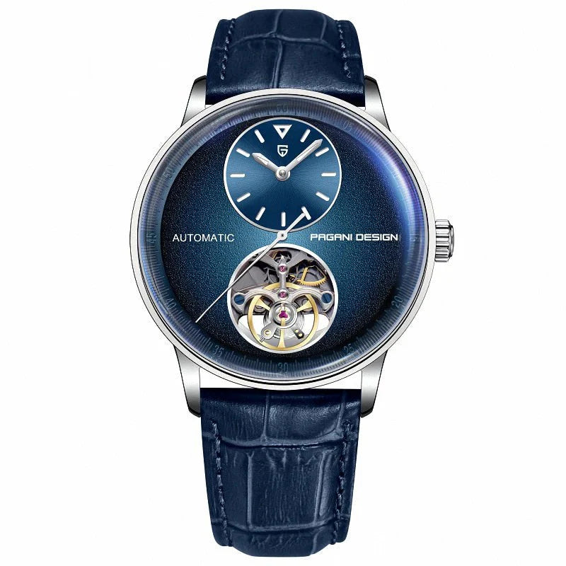 Pagani Design Stainless Steel Blue Dial Automatic Watch for Gents - PD-1796