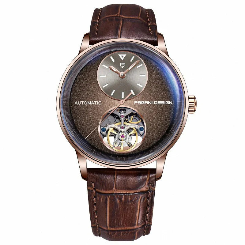 Pagani Design Stainless Steel Brown Dial Automatic Watch for Gents - PD-1796