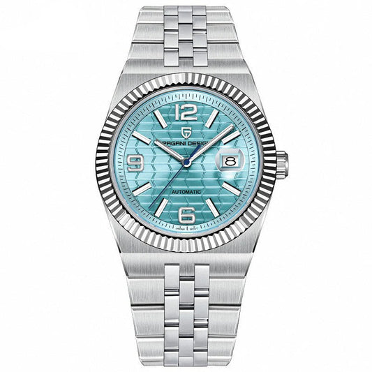 Pagani Design Stainless Steel Ice Blue Dial Automatic Watch for Gents - PD-YS027