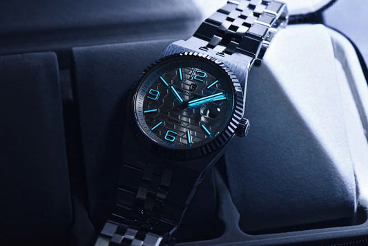 Pagani Design Stainless Steel Ice Blue Dial Automatic Watch for Gents - PD-YS027