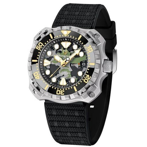 Pagani Design Stainless Steel Camo Dial Automatic Watch for Gents - PD-YN009